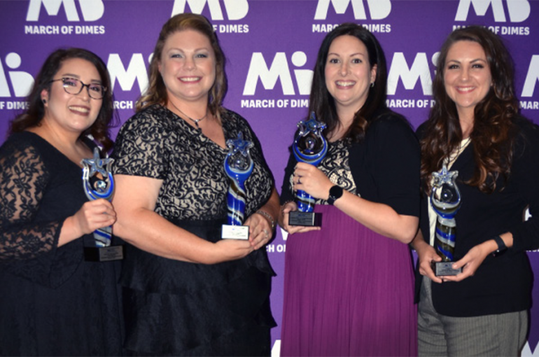 CCMH Nurses Named March of Dimes Nurse of the Year for 2020!