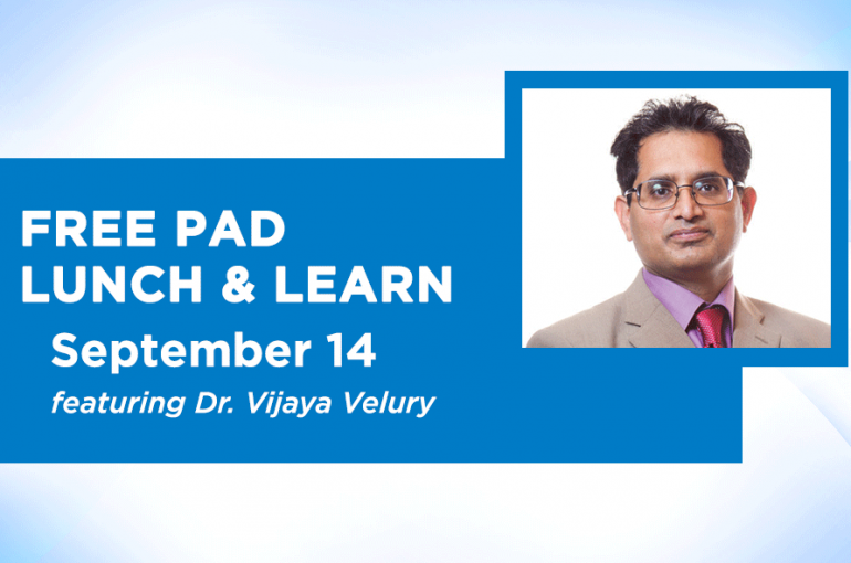 Free Peripheral Artery Disease (PAD) Lunch & Learn