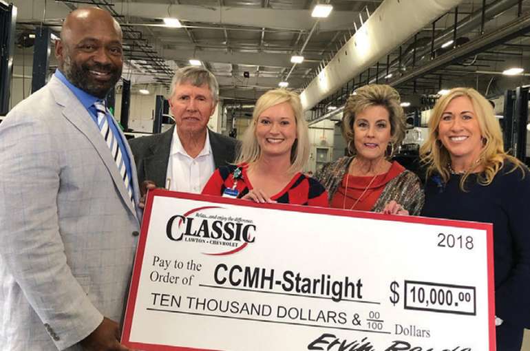 Classic Lawton Chevrolet Donates to CCMH Starlight