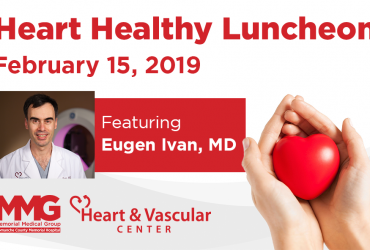 Heart Healthy Luncheon – February 15, 2019