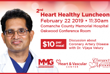 2nd Heart Healthy Luncheon – February 22, 2019