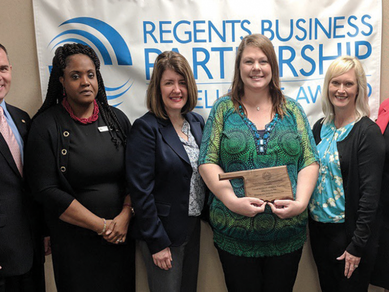 CCMH Receives Regents Business Partnership Excellence Award