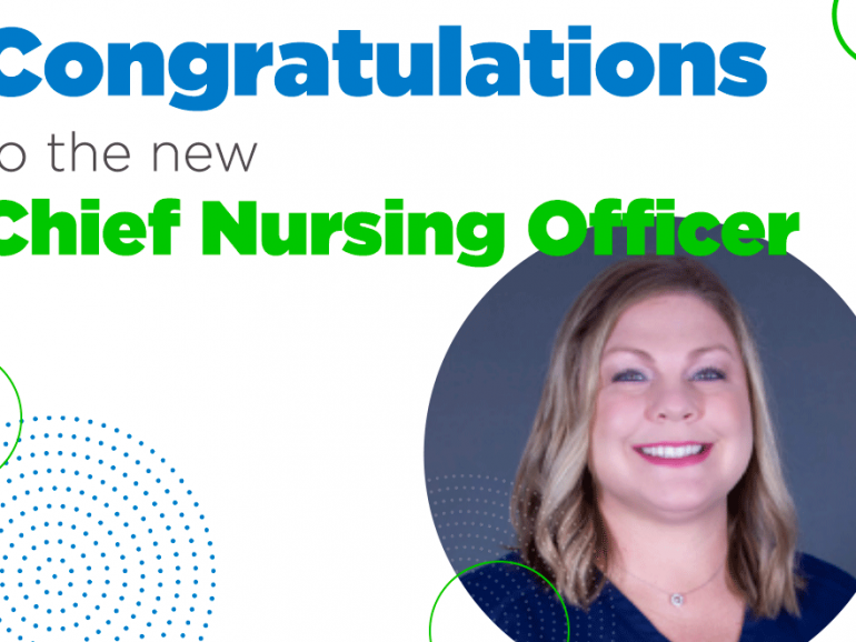 Congrats to our new Chief Nursing Officer