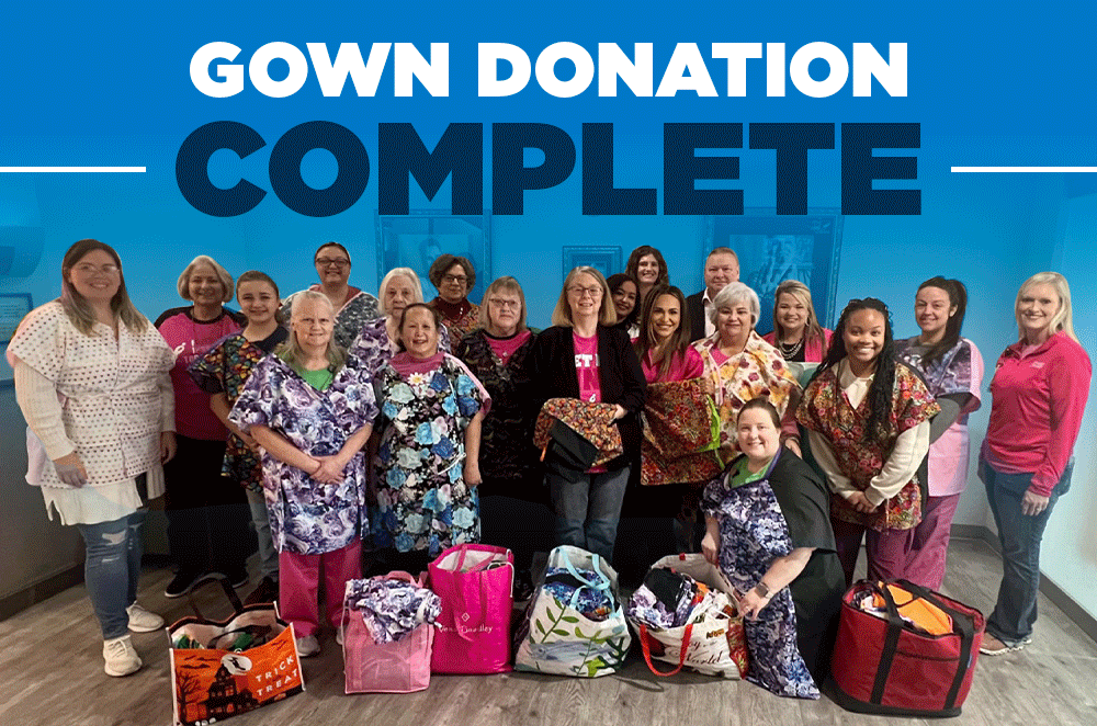 Gown Donation Complete!