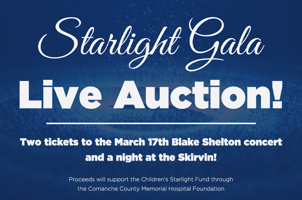 Live Auction for Blake Shelton Concert Tickets