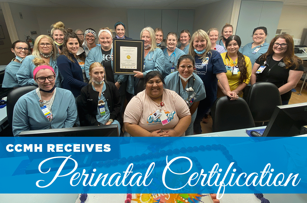 CCMH Receives Perinatal Certification from Joint Commission