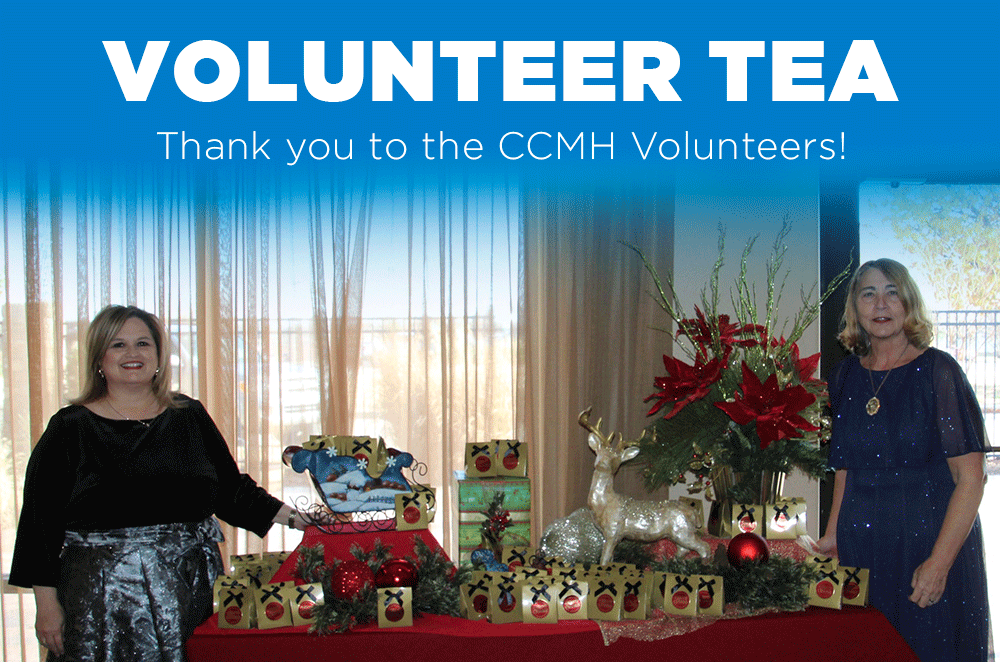 Volunteer Tea – Thank you to the CCMH Volunteers!
