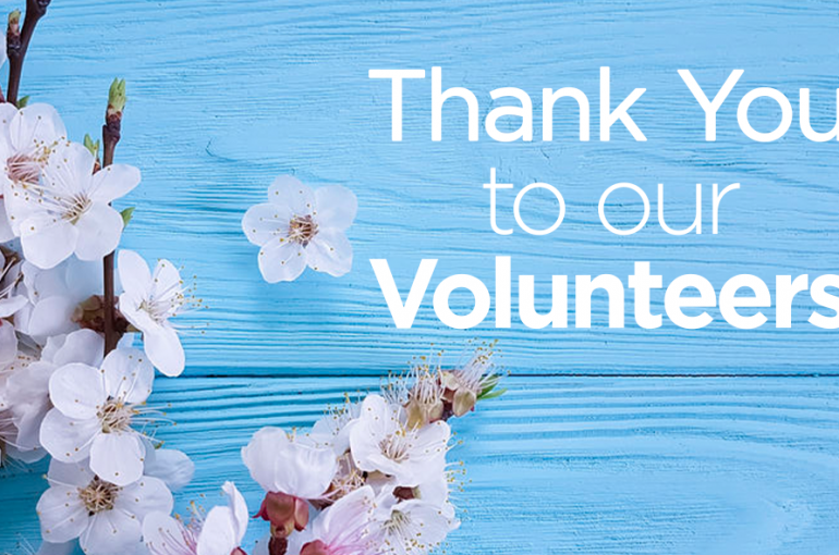 Thank You to Our Volunteers